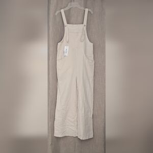 🆕 ROJZR Loose Fit Cotton Bib OVERALLS Sz XS Wide Leg 🌼